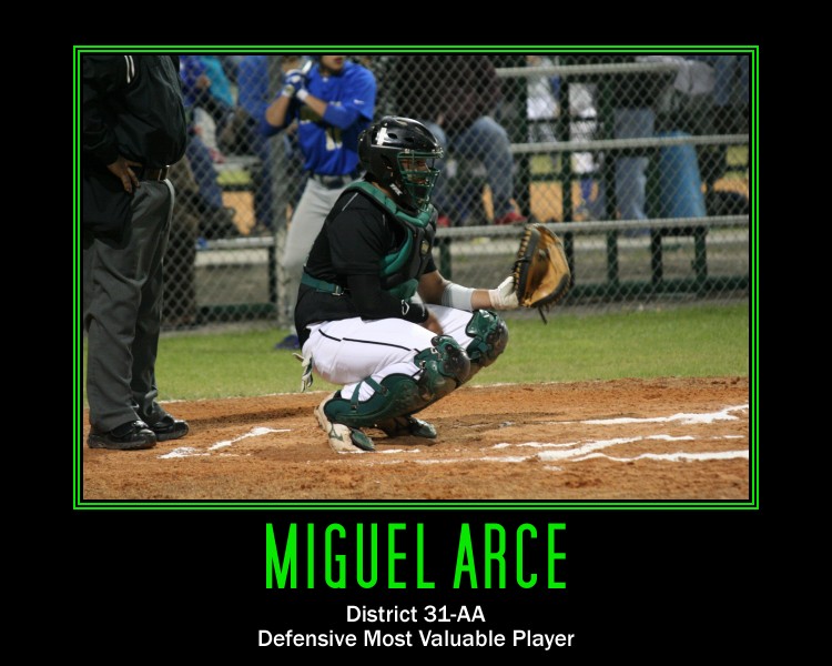 A player catching the ball